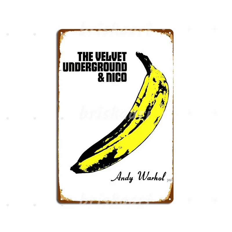 

The Velvet Underground Metal Signs Pub Garage Plaques Wall Cave Decoration Metal Posters