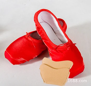 satin Red A Если вас интересуют прямые поставки для детей и взрослых Балетные пуанты женские туфли для танцев для профессиональных занятий балетом, танцами обувь с лентами; женская обувь - Цвет: satin Red A