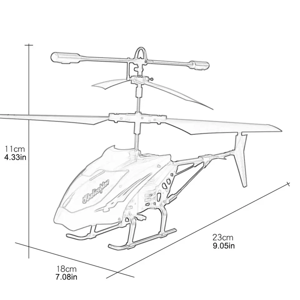toy helicopter drawing