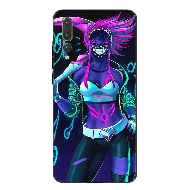 B9 Мобильный чехол для телефона huawei Honor Note 10 View 20 6A 7A 7C 7X8 8X 8C 9X9 Lite Pro Cover League of Legends Akali - Цвет: B9