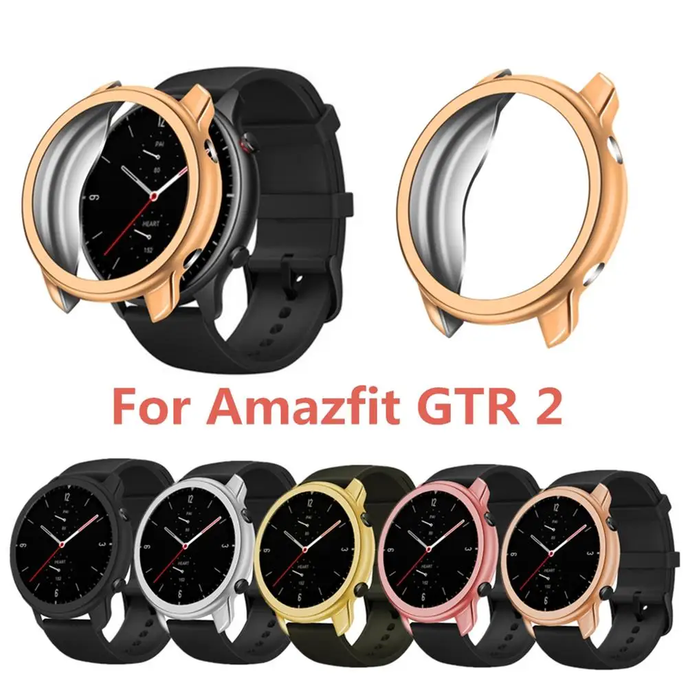 

TPU Shockproof Case For Xiaomi Amazfit GTR 2 Smart Watch Replacement Anti-Scratch Frame Protective Shell Smartwatch Accessories