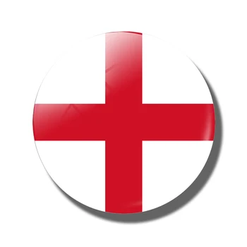 

St Georges Cross Flag Souvenir Gift England Magnetic Sticker for Refrigerator Crystal Glass Cabochon Fridge Magnet Home Decor