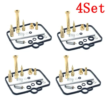 

4Set Carburetor Carb Repair Kit Rebuild Parts For Suzuki Bandit GSF400 GSF 400 High Quality Car Replacement Accessories