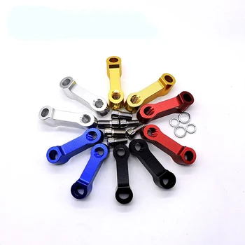 

CNC colorful M10 moto side mirror screw mount expand scooter 10mm motorcycle rearview mirrors extension riser extend adapter