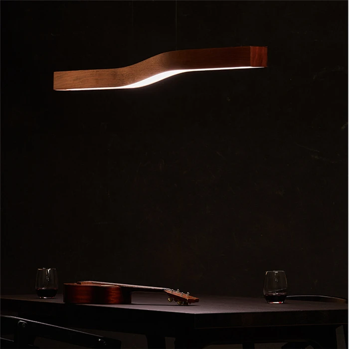 Постмодерн, креативный итальянский скандинавский светодиодный подвесной светильник для ресторана, художественный деревянный подвесной светильник для гостиной, дизайнерская модель для комнаты