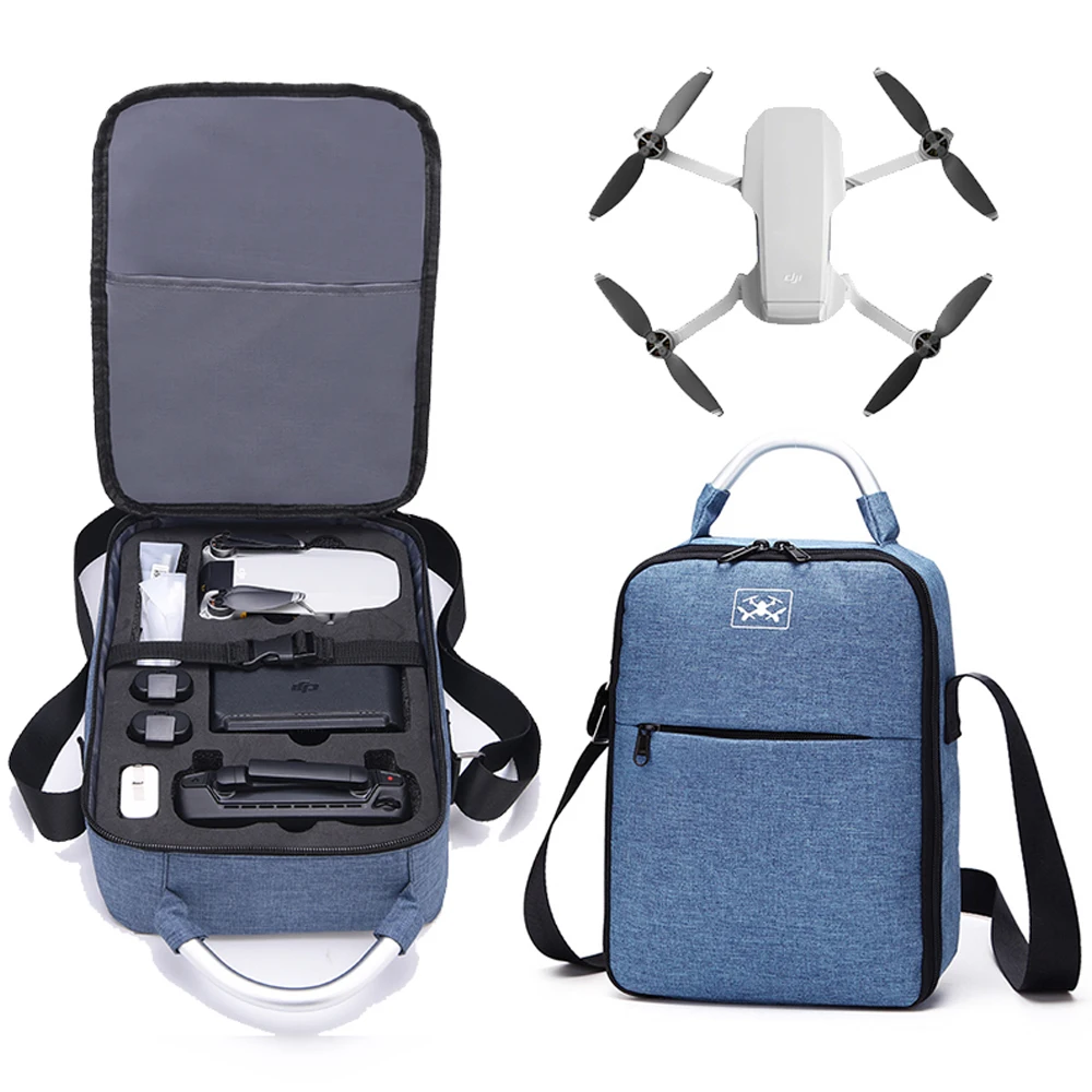 Hot Sale NNL For DJI Mavic Mini Bag Waterproof Case Drone Shockproof Box Protector Remote Controller Storage Carry Backpack Handle Cover Blue 
