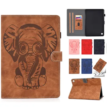 

For Amazon Fire Hd8 2020 Case Print Elephant Case for Amazon Fire HD 8 Plus Tablet (10th Gen ,2020 Release) Folding Stand Cover