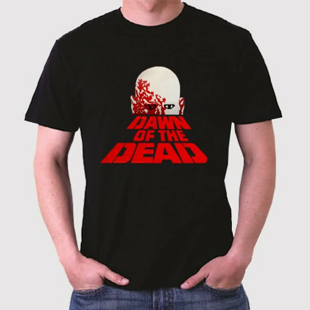 Новая мужская черная футболка с логотипом Dawn Of The Dead размеры от S до 3XL Забавные
