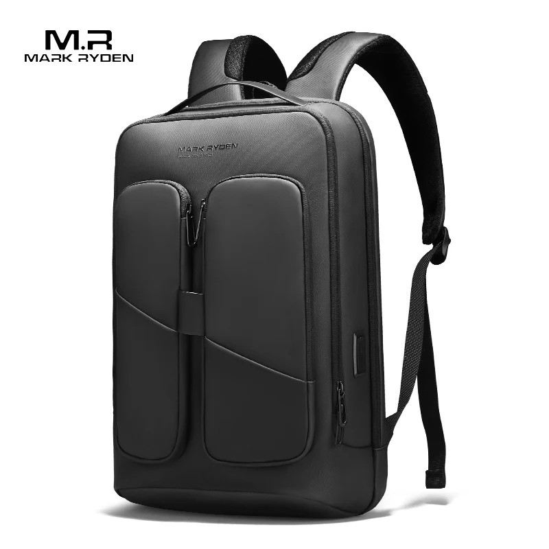 Mark Ryden High-end Men Backpack Casual Business Travel Bag Male Multi-function Large Capacity Lightening Laptop Bag With USB