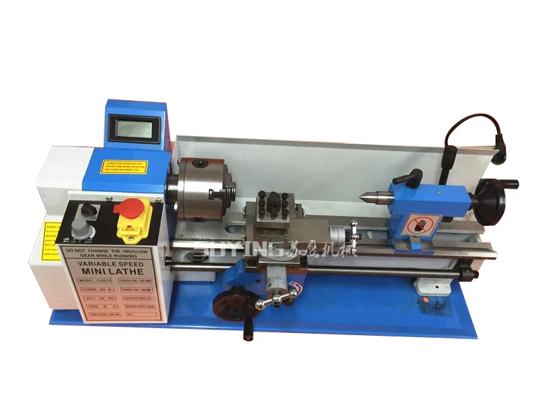 550W 220V 0618 metal lathe, stepless speed change, digital display, 32mm large through hole, home, teaching, DIY
