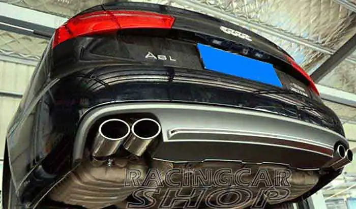 Quad глушитель наконечники Pip 1 пара для AUDI A5 A6 C7 A7 Non-Sline 2012UP A081W | Автомобили и