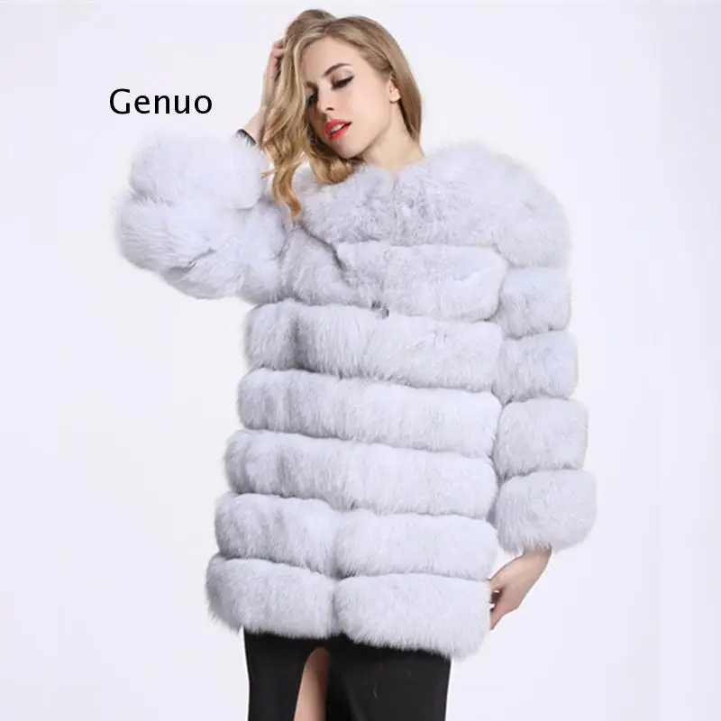 

Women Thick Winter Coat Outwear Fluffy Furs Jacket Coat Warm Parka Overcoat Womans Luxury Super Long Faux Fur Coat Jacket