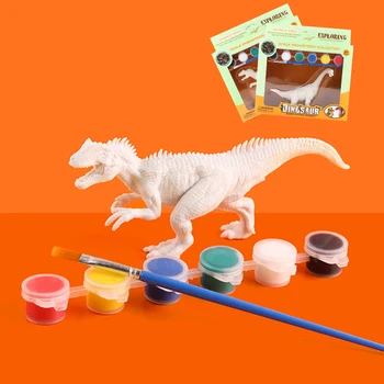 

Kids DIY Coloring Painting Animal Dinosaur Model Dinosaur Model Drawing Graffiti Children Toys