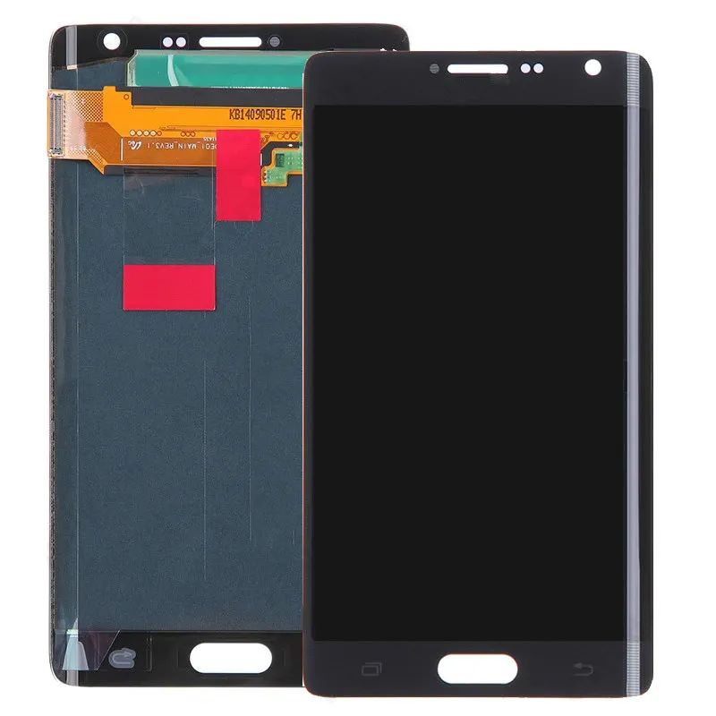 ЖК-дисплей AMOLED 5 6 дюйма для Samsung Galaxy Note 4 Edge N915 N9150 N915F сенсорный экран с