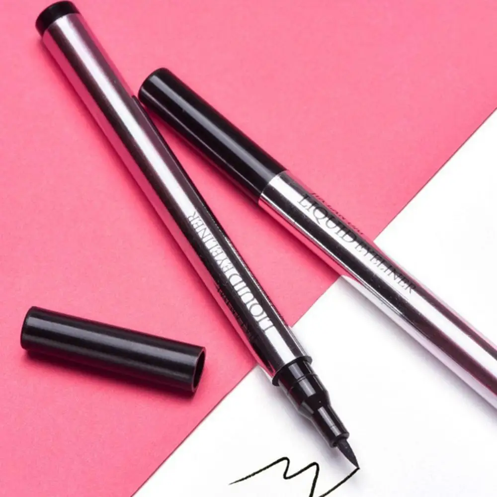 Стойкая к поту, не окрашивающая, не обесцвечивающая 24 часа, не выцветает, водостойкая, мягкая подводка для волос, Черная Подводка для всех типов кожи