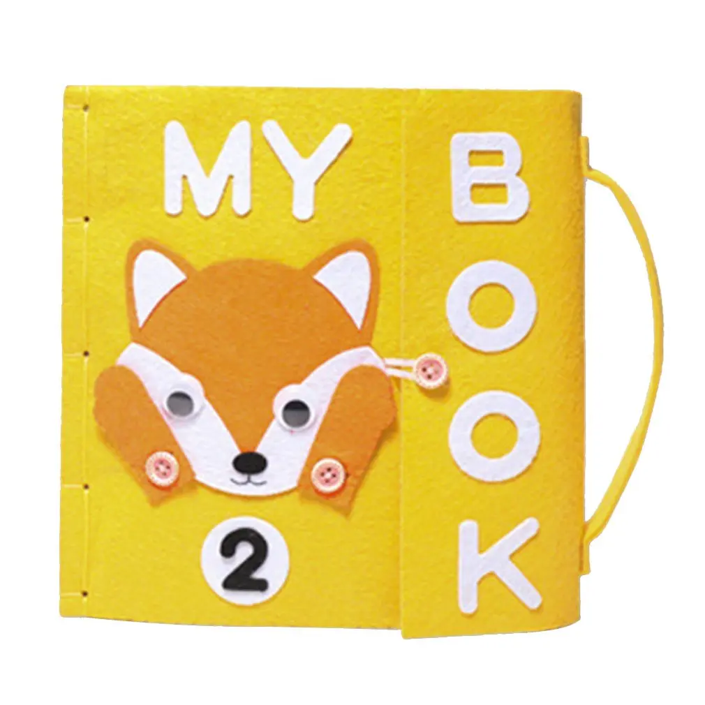 

Children'S Early Education Cloth Book Non-Woven Hand Cloth Fabric Diy Material Handmade Toy Children'S Felt Diy Frame