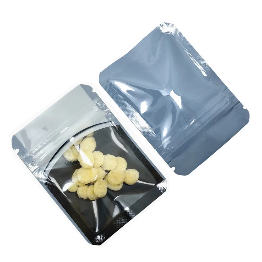 100 шт./лот цветная пластиковая прозрачная упаковочная сумка Ziplock маленькие