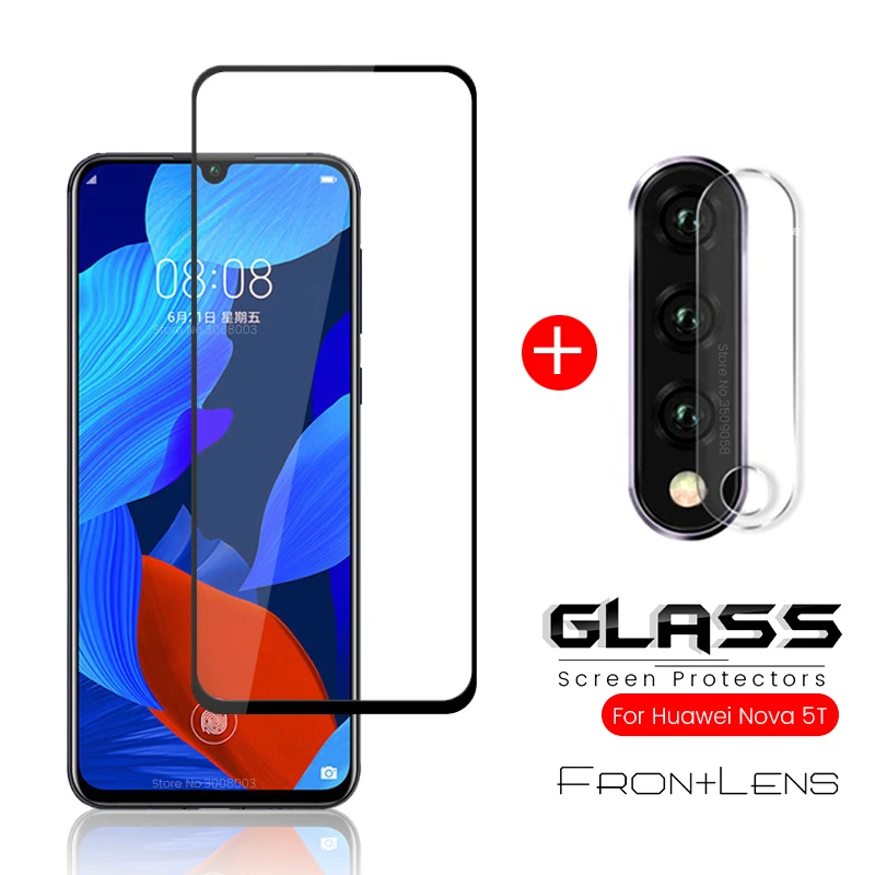 Защитное стекло для huawei nova 5 t, очки, объектив камеры, пленка, защитная пленка для экрана nova 5 t nova 5 t t5 yal-l21 6,26 '', пленка для телефона 9h