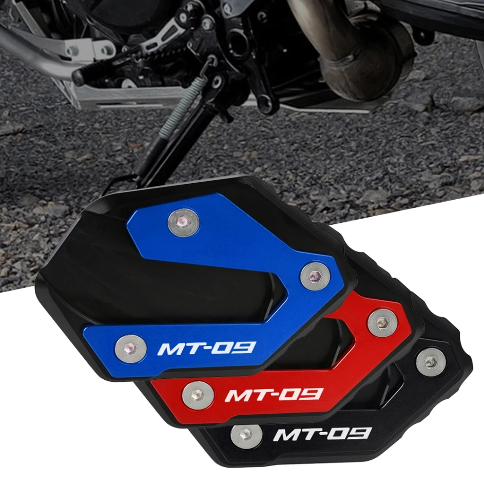 

FZ 09 MT 09 Sidestand Side Stand Foot Extension Enlarger Plate Pad Support FOR YAMAHA FZ09 MT-09 MT09 2013-2021 2018 2019 2020