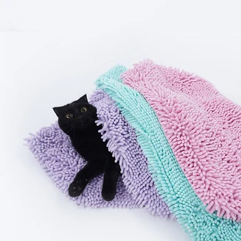 

Dog Cat Puppy Pet Towel Microfiber Strong Absorbing Water Bath Goods for Pets Towel Dry Hair Dog Towels 35*80cm