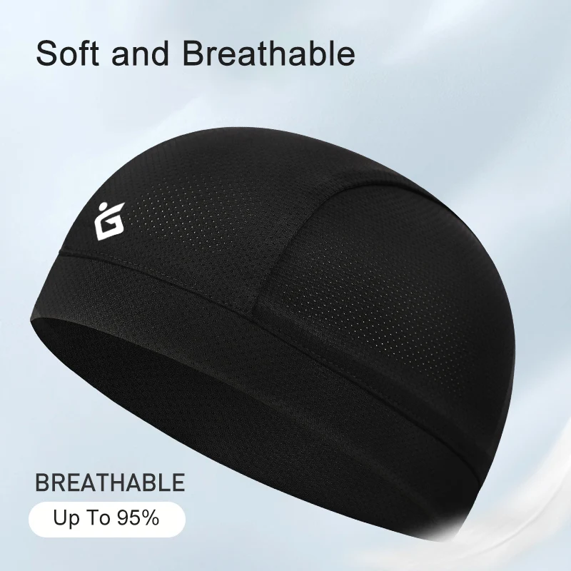 Breathable Sweat Wicking Cooling Skull Cap Cycling Running Sweat