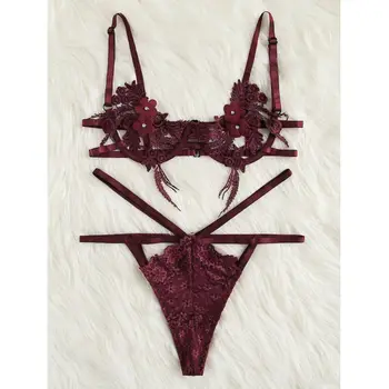 

Fashion Sexy Women Lingerie Lace Dress Underwear Babydoll Sleepwear G-string /BY