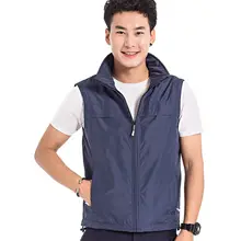 Повседневный жилет мужской тонкий для весны и осени быстросохнущие дышащие уличные сумки пальто для рыбалки спортивный жилет для улицы осень