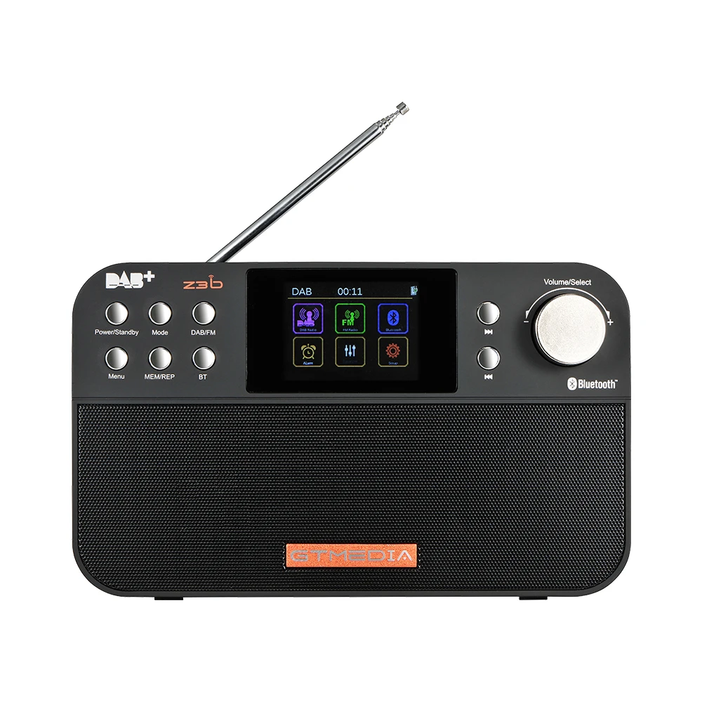 

Freesat Z3B DAB Receiver Portable Digital DAB FM Stereo Radio Receptor With 2.4 Inch TFT Black White Display Alarm Clock