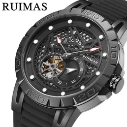 RUIMAS Reloj de pulsera Hardlex para hombre, cronógrafo de cuarzo, informal, resistente al agua hasta 50M