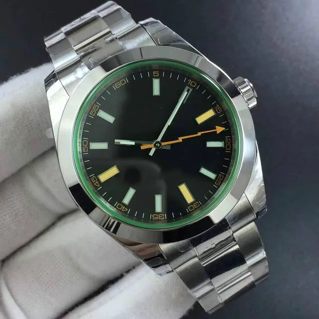 

Rolexable High quality AAA men's watch 116400 series 40MM blue dial 2813 automatic movement stainless steel strap Men Wristwatch