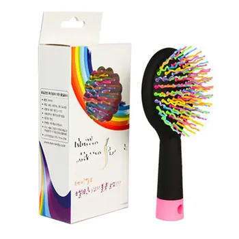 

Women's Rainbow Hair Comb Massage Comb Health Care Hair Comb Hair Comb Hair Straight Hair Comb Hairdressing Tools