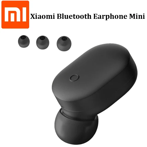 Оригинальные Xiaomi mi беспроводные Bluetooth наушники mi ni одиночная гарнитура Bluetooth 4,1 IPX4 водонепроницаемые Встроенные наушники mi c Handfree