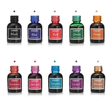 1 Bottle Pure Colorful 30ml Fountain Pen Ink Refilling Inks Stationery School 