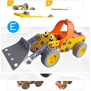 

Educational Gift Children Truck Parents Intellectual Development Fun Engineering Building Toys Block Self Assemble Interactive