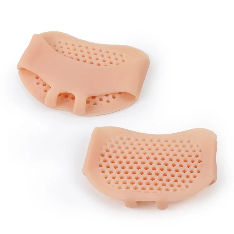 Silicone Forefoot Metatarsal Pads Pain Relief Orthotics Foot Massage Anti-slip Protector High Heel Elastic Cushion Foot Care