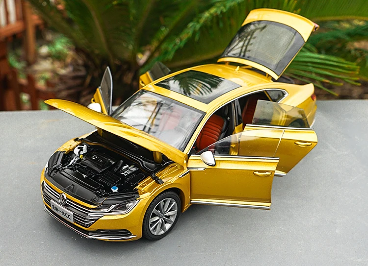 Высокое качество 1:18 VW CC модель сплава, имитация литого металла модель седана, изысканная коллекция подарков