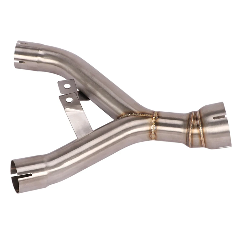 Decat Eliminator Down Exhaust Pipe for Kawasaki Z1000 Z1000SX Ninja 2010-2020 Stainless Steel De-cat Mid Pipe Motorcycle Muffler