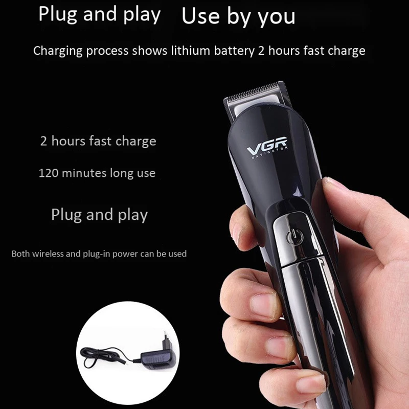  VGR V-012 Professional 6 in 1 Multifunction Hair Clipper Hair Trimmer Electric Beard Trimmer Brush 