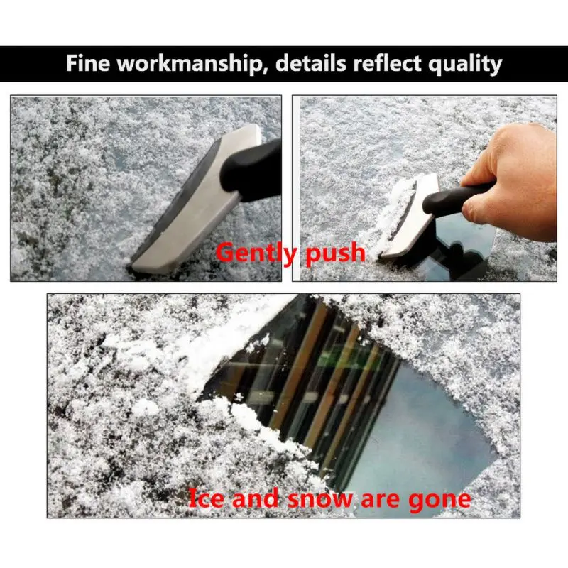 Хит, 4 шт., портативный чистящий инструмент, лопата для льда, автомобильный лобовое стекло, снежный оконный скребок, скребок для автомобиля, скребок для льда, лопата для снега