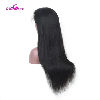 

Ali Coco 150% Density Brazilian Straight Full Lace Human Hair Wigs 8-30 Inch 100% Remy Human Hair With Baby Hair For Black Women