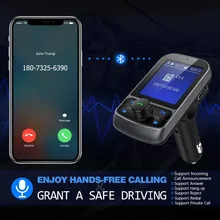 20# Автомобильный Bluetooth 5,0 fm-передатчик, беспроводной аудио приемник, Автомобильный MP3 плеер 2.1A двойной USB Быстрый Автомобильный MP3 аксессуары