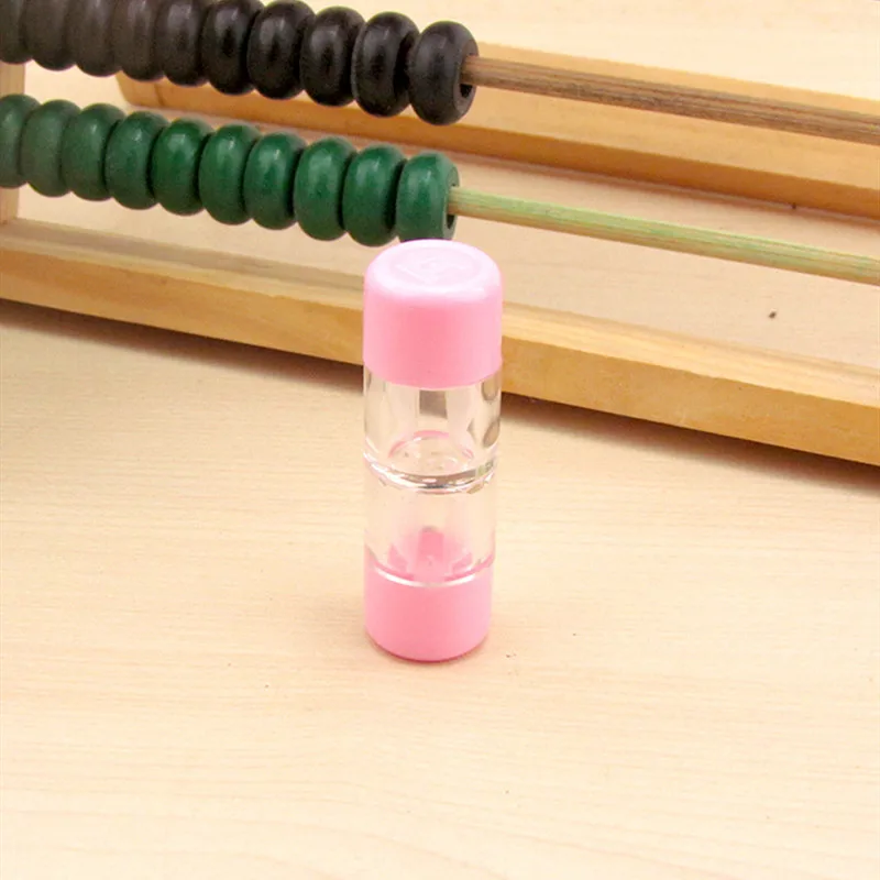 Модный 1 шт. ящик для контактных линз цветная пластиковая бутылка дорожный