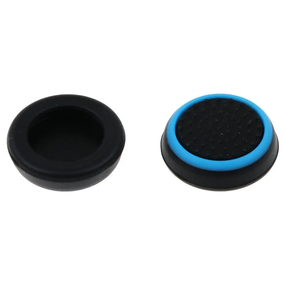 Black and Blue OSTENT 8 x аналоговый джойстик Кнопка протектор для sony PS4 беспроводной контроллер - Цвет: Black and Blue