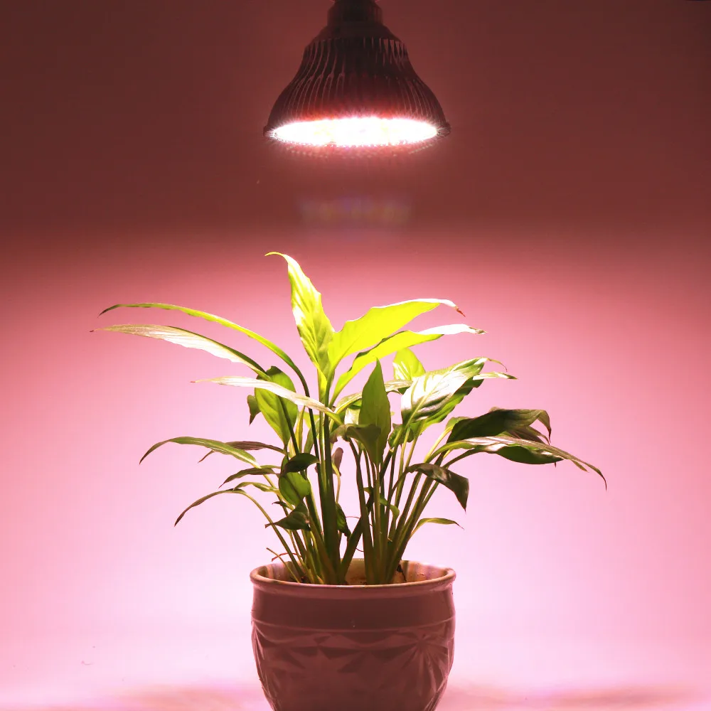E27 120 Вт 180 шт SMD полный спектр светодиодный светильник для выращивания растений в помещении, для сада, теплицы, гидропоника, цветущая лампа