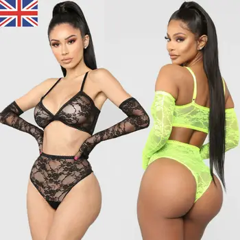

2020 Hot Women Sexy Sissy Ladies Lace Bra Set Lingerie Thong See Through Push Up Bralette