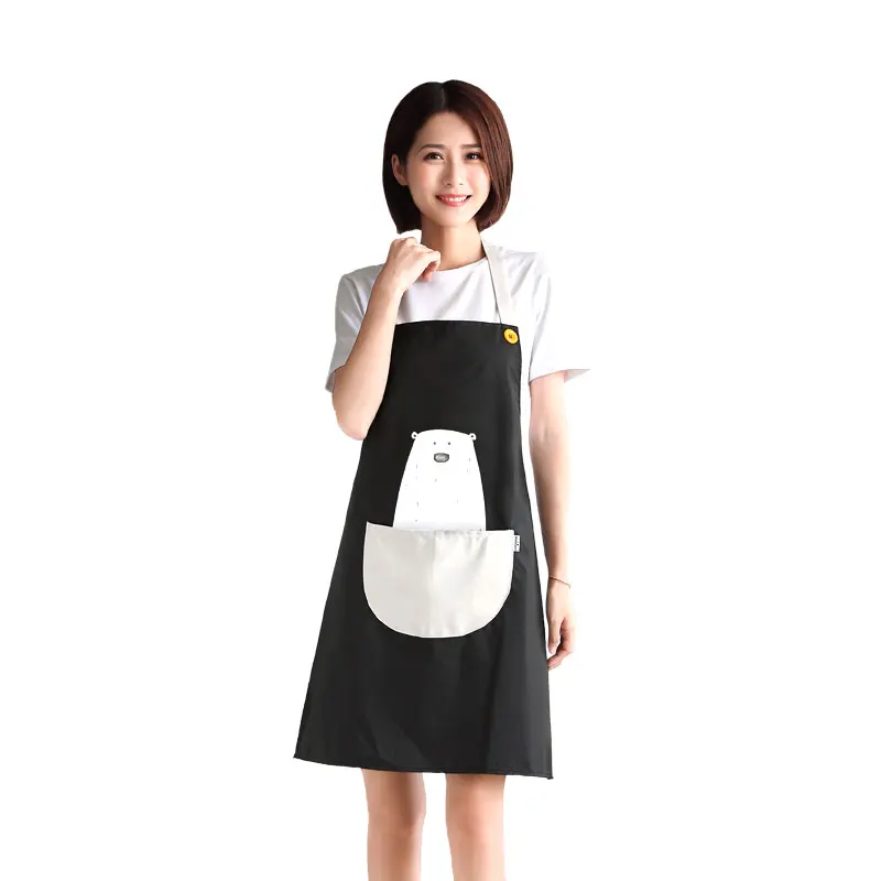 photo Viaoli Wholesale Adjustable Striped Chef Aprons with Pockets Sleeveless Adult Men Women Apron Kitchen Cooking Tools Plaid Bibs - Цвет: photo