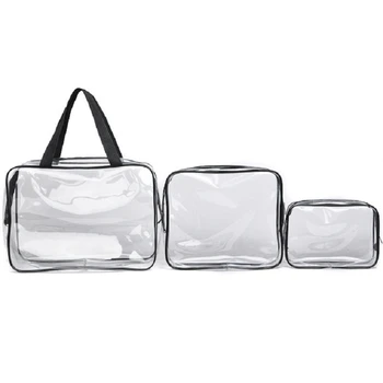 

2020 Transparent Swimming Bags Waterproof Bags Sports Travel Bathing Storage Durable Bag Zipper Organizer Pockets Bags New