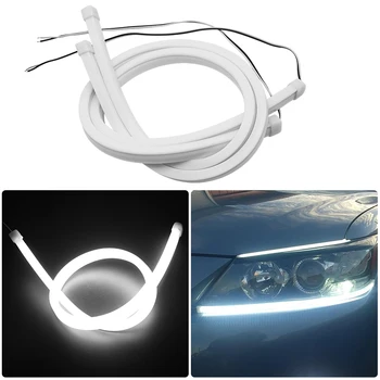 

For Audi A4 A5 A6 B5 B6 B7 Q3 Q5 Q7 RS Quattro S line C5 C6 TT Sline A3 A7 DRL Daylight Running Light LED Headlight Strip Bar