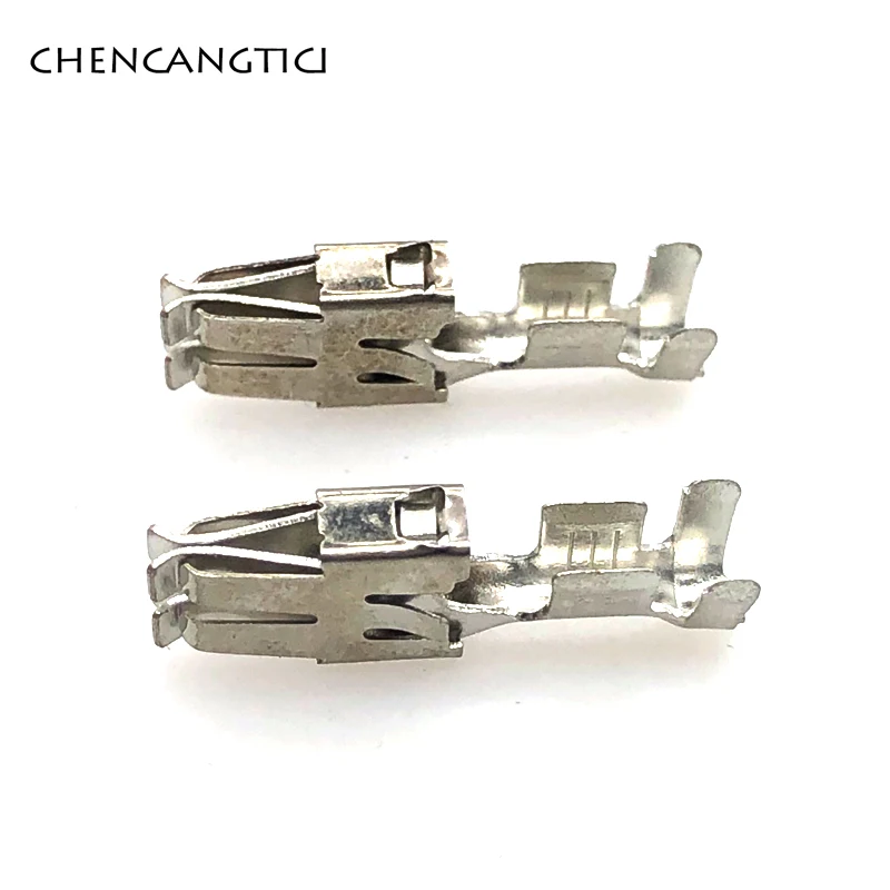 Terminal connector 20 Pcs 6.3MM Series Automotive Car Splices Wire Non-Insulated Female Crimp Terminals DJ6218B-E6.3B