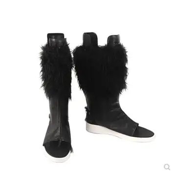 

Free Ship Cosplay Shoes Demon Slayer Kimetsu no Yaiba Hashibira Inosuke Boots Game Anime Halloween